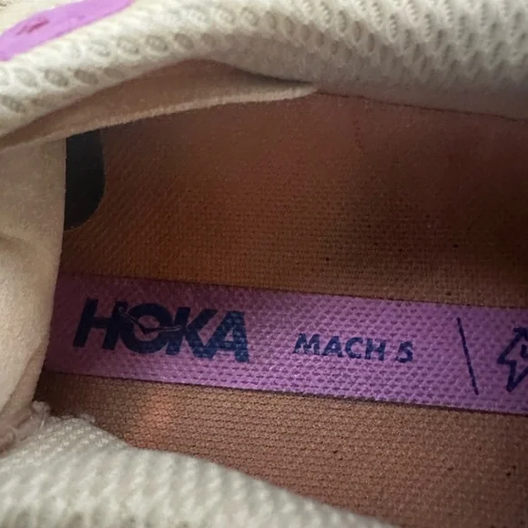 Hoka Mach 5 running Shoes in Yellow and Blue - Picture 7 of 7